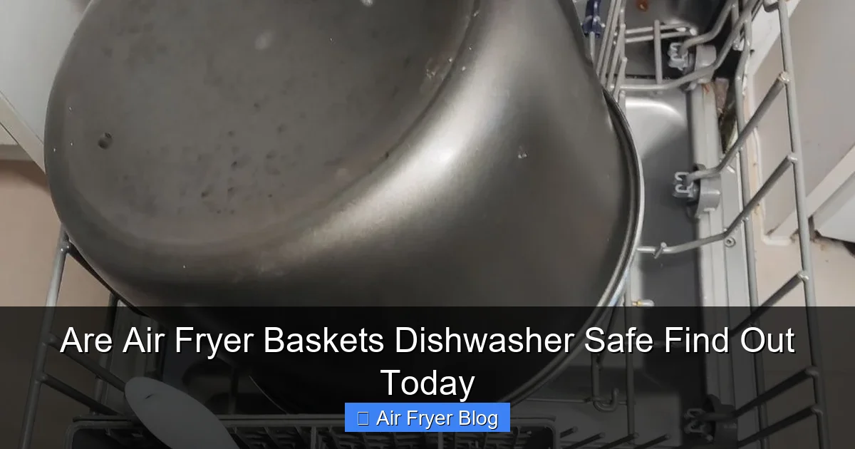 Are Air Fryer Baskets Dishwasher Safe Find Out Today