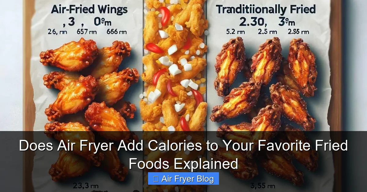 Does Air Fryer Add Calories to Your Favorite Fried Foods Explained