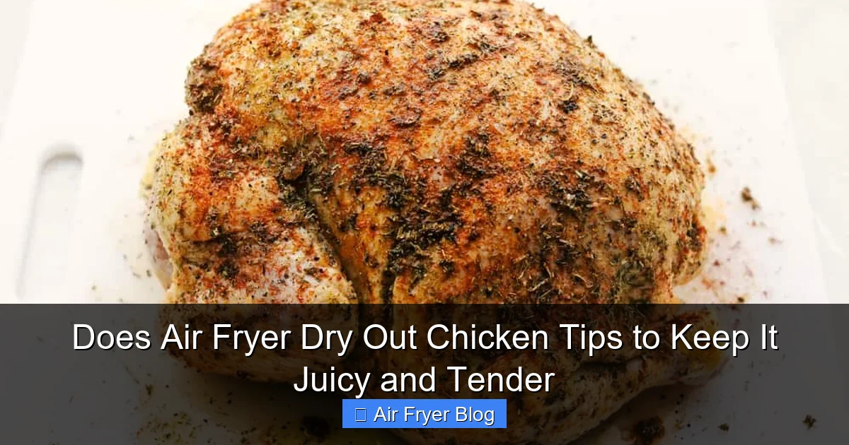 Does Air Fryer Dry Out Chicken Tips to Keep It Juicy and Tender