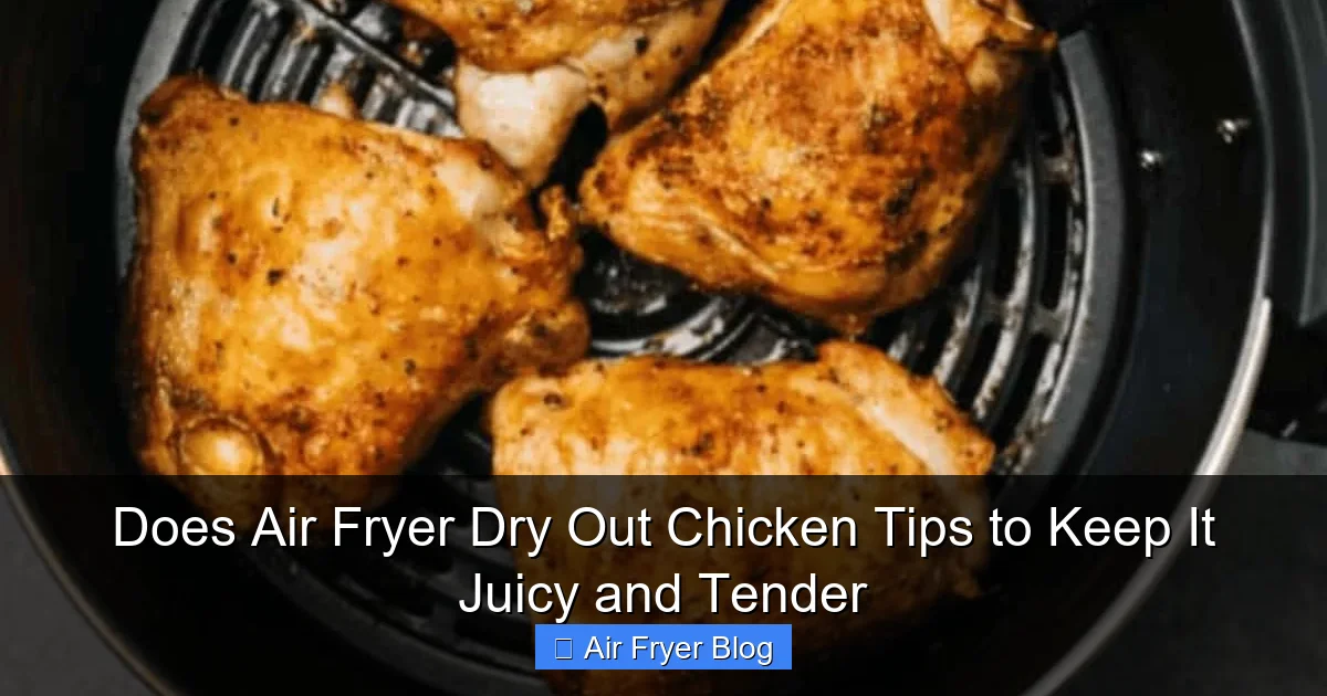 Does Air Fryer Dry Out Chicken Tips to Keep It Juicy and Tender