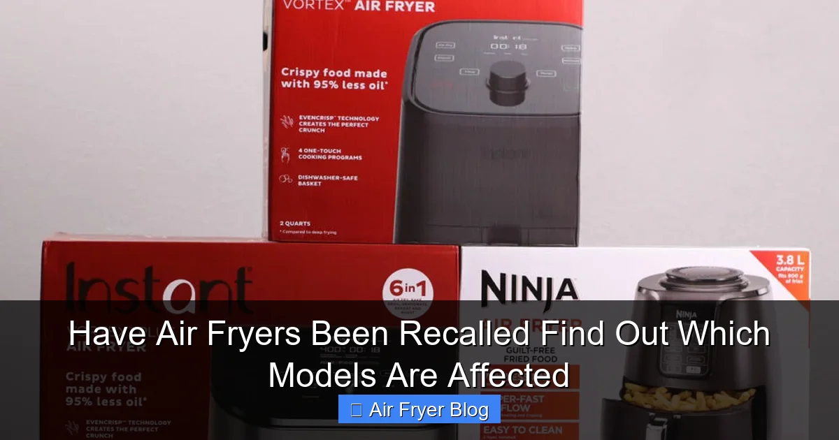 Have Air Fryers Been Recalled Find Out Which Models Are Affected