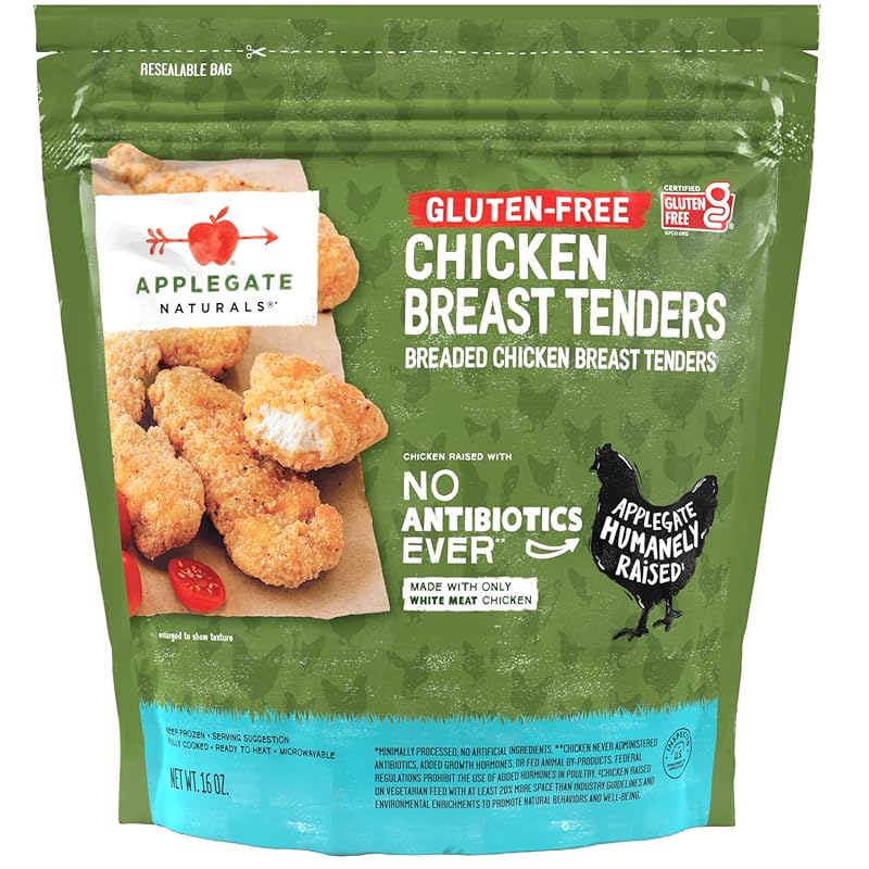 Applegate Natural Gluten-Free Breaded Chicken Breast Tenders, Frozen