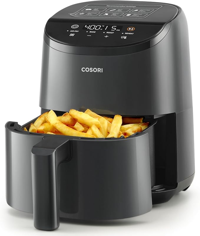 COSORI 2.1 QT Small 4-in-1 Air Fryer with 30 In-App Recipes, Nonstick