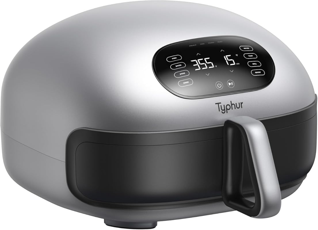 Typhur Dome 2 AI Smart Air Fryer with Top & Bottom Heating, Self-Clean