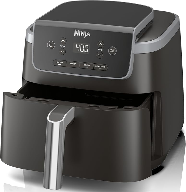 Ninja 5 Qt Air Fryer with Air Crisp, 4-in-1 Functions, 400°F Max Temp,