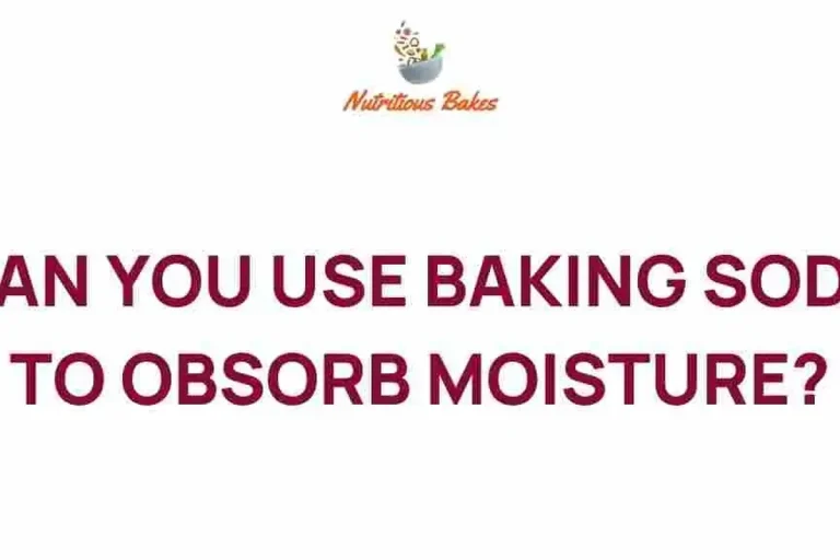 Does Baking Soda Absorb Moisture and Keep Spaces Dry