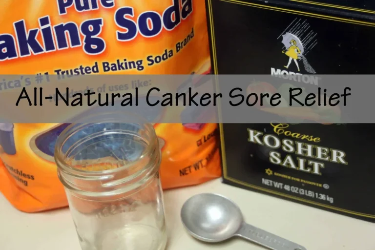 Baking Soda Canker Sore Relief That Works Fast