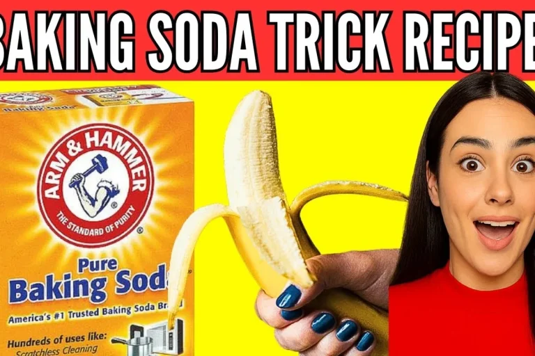 Baking Soda Trick Recipe That Actually Works Fast