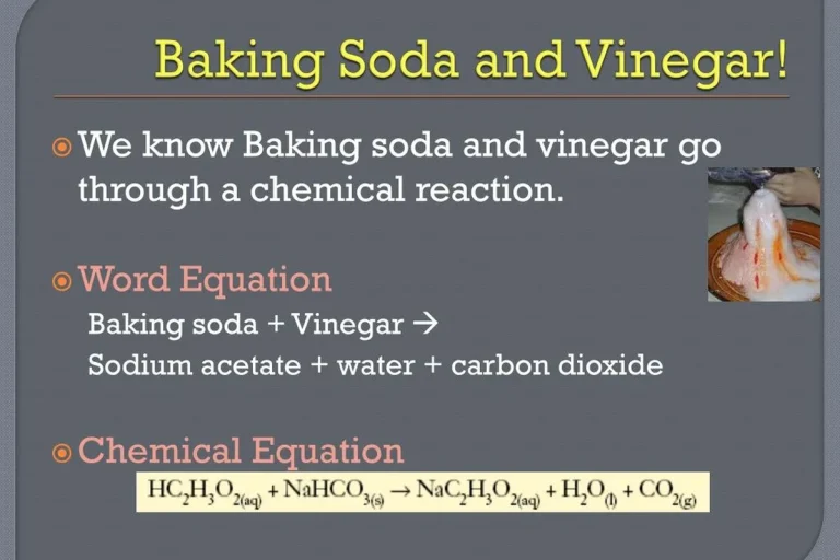 Chemical Formula for Vinegar and Baking Soda Explained