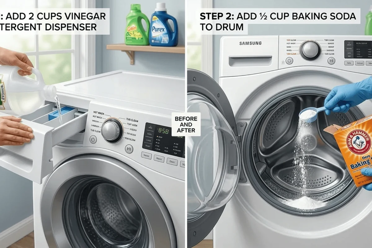 Washer Vinegar Baking Soda Tips for a Cleaner Machine