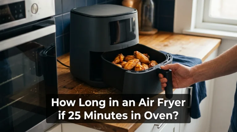 How Long in an Air Fryer if 25 Minutes in Oven