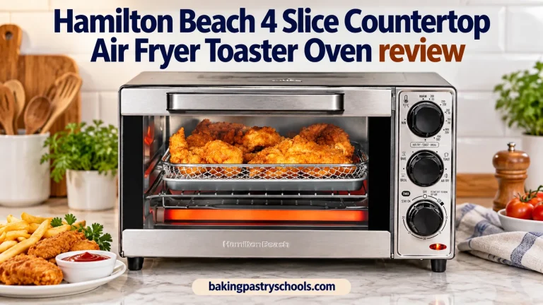 Hamilton Beach 4 Slice Countertop Air Fryer Toaster Oven review