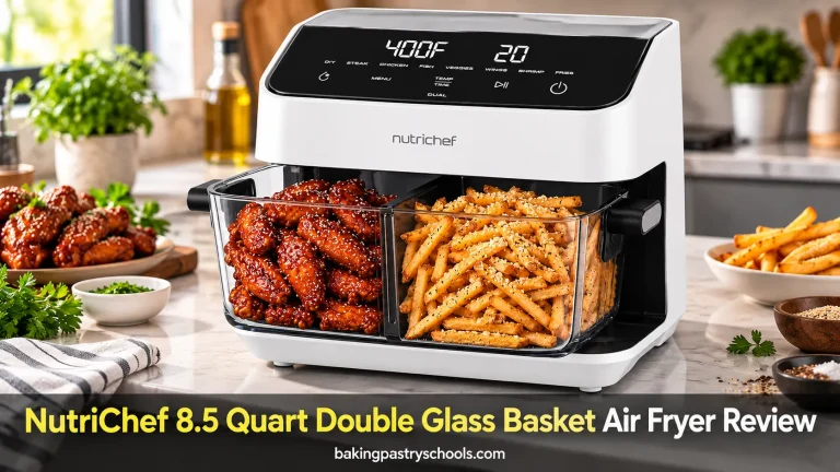 NutriChef 8.5 Quart Double Glass Basket Air Fryer Review