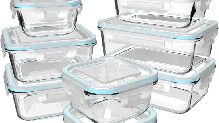 S SALIENT 18 Piece Glass Food Storage Containers with Lids