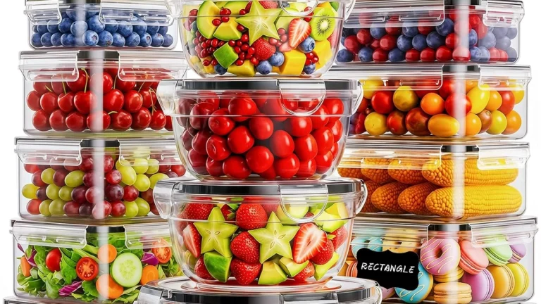 50 PCS Food Storage Review: Airtight Meal Prep Set