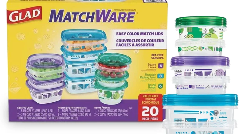 Glad GladWare MatchWare Food Review: 20-Piece Set