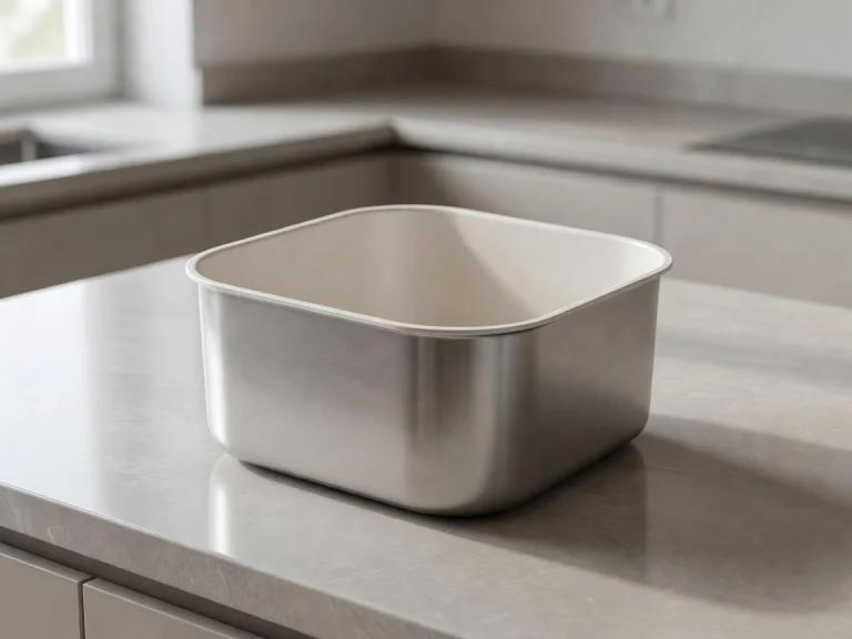 Clean air fryer basket with a nonstick surface