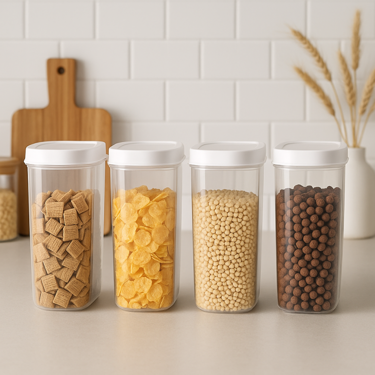 B0CFLJCJSF Review: A Practical Look at This 4-Piece Cereal Container Set