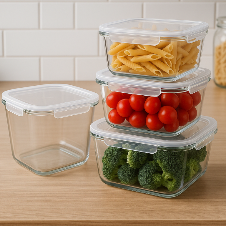 B0F62RXD8G Review: A Practical Look at This Extra-Large Glass Food Storage Container Set